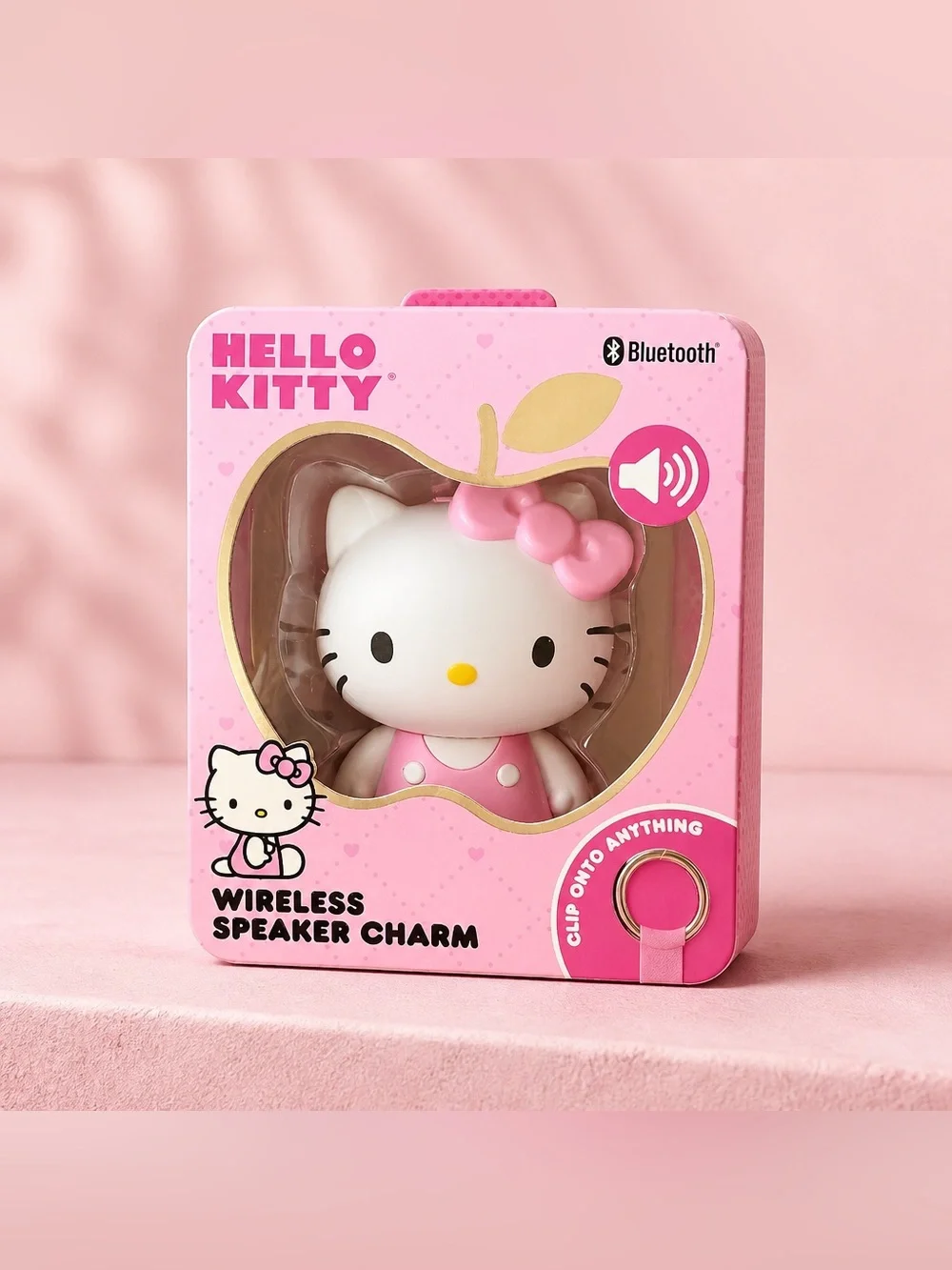 Hello Kitty Pink Character Charm Clip-On New